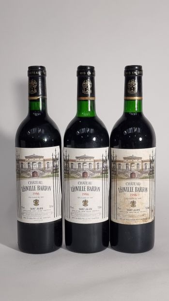 3 B CHATEAU LEOVILLE BARTON 1986 GCC2 Saint-Julien...