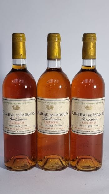 3 B CHATEAU DE FARGUES 1995 Sauternes (e.t.h...