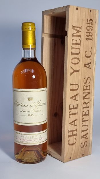 1 B CHATEAU D'YQUEM (original wooden case...