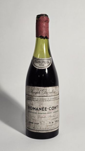 1 B ROMANEE-CONTI (Grand Cru) 1959 Domaine...