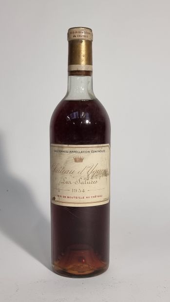 1 B CHATEAU D'YQUEM 1954 C1 Supérieur Sauternes...
