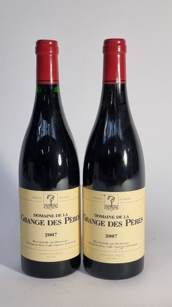 2 B VIN DE PAYS DE L'HERAULT Rouge 2007 Domaine...