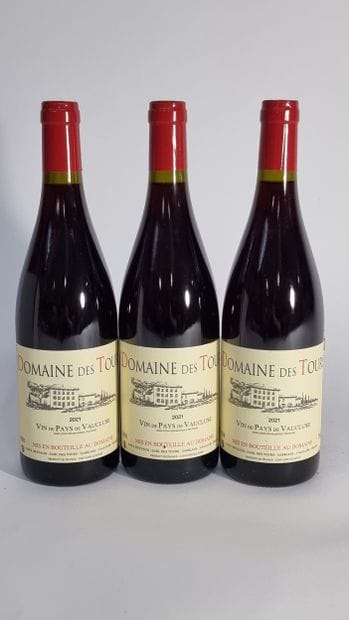 3 B I.G.P VIN DE PAYS DE VAUCLUSE Rouge 2021...