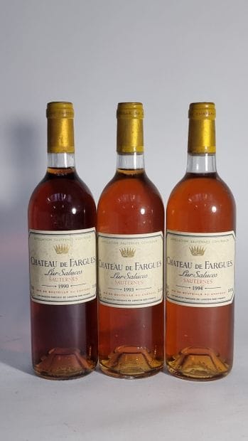1 B CHATEAU DE FARGUES 1990 Sauternes (e.t.h...