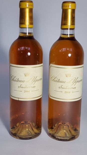 2 B CHATEAU D'YQUEM 2004 C1 Supérieur Sauternes...