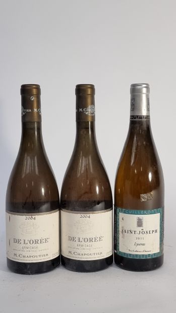 2 B ERMITAGE DE L'OREE Blanc 2004 M. Chapoutier...