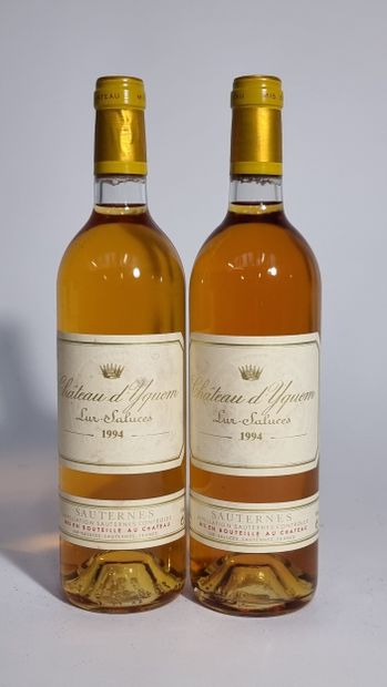 2 B CHATEAU D'YQUEM 1994 C1 Supérieur Sauternes...