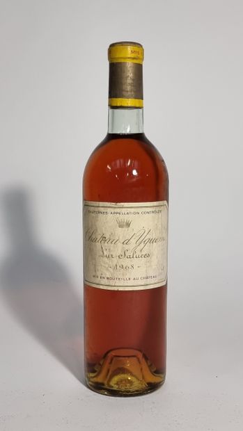 1 B CHATEAU D'YQUEM 1968 C1 Supérieur Sauternes...