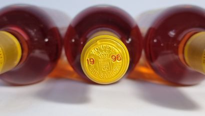 3 B CHATEAU D'YQUEM 1996 C1 Supérieur Sauternes...