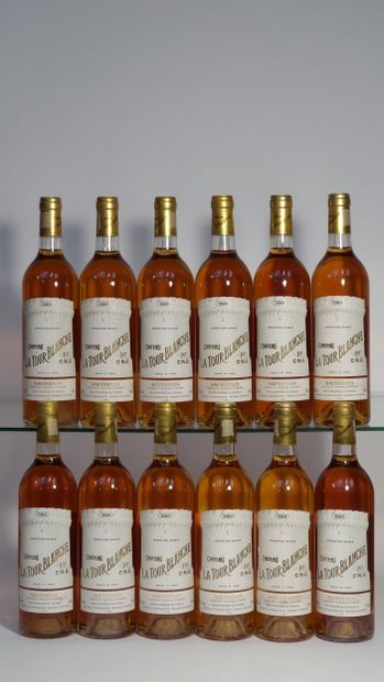 12 B CHATEAU LA TOUR BLANCHE (original wooden...