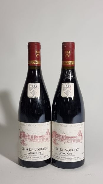 2 B CLOS DE VOUGEOT (Grand Cru) 1999 Genot-Boulanger...