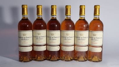 6 B CHATEAU DE FARGUES 2003 Sauternes (very...