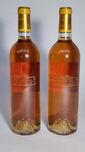 2 B CHATEAU D'YQUEM 2004 C1 Supérieur Sauternes...