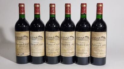6 B CHATEAU PONTET-CANET 1988 GCC5 Pauillac...