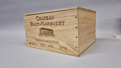 6 B CHATEAU HAUT-MARBUZET (original wooden...