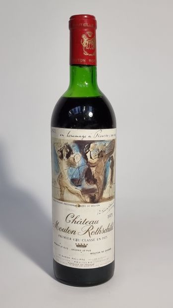 1 B CHATEAU MOUTON ROTHSCHILD 1973 GCC1 Pauillac...