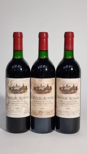 3 B CHATEAU AUSONE 1990 GCC1A Saint-Emilion...