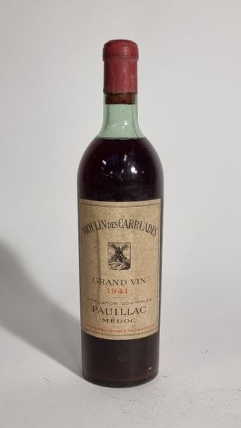 1 B MOULIN DES CARRUADES 1941 Pauillac (H.E;...