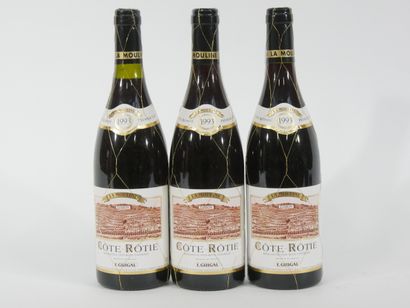 3 B COTE-ROTIE LA MOULINE 1993 Guigal