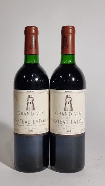 2 B CHATEAU LATOUR 1989 GCC1 Pauillac (B.G-...