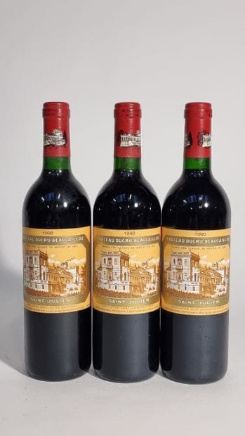 3 B CHATEAU DUCRU-BEAUCAILLOU 1990 GCC2 Saint-Julien...