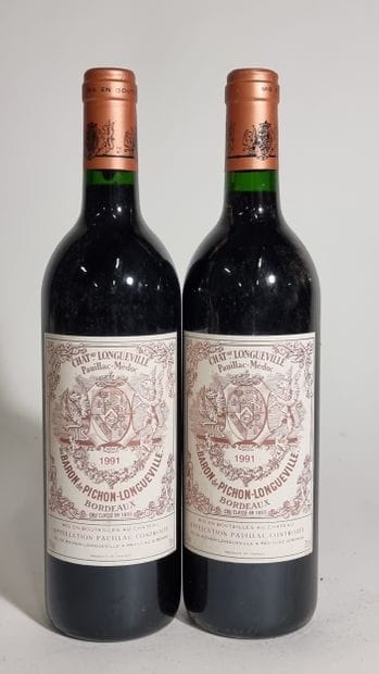 2 B CHATEAU PICHON LONGUEVILLE BARON 1991...