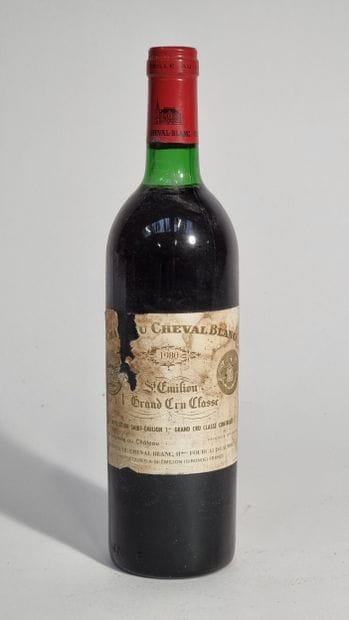 1 B CHATEAU CHEVAL BLANC 1980 GCC1A Saint-Emilion...