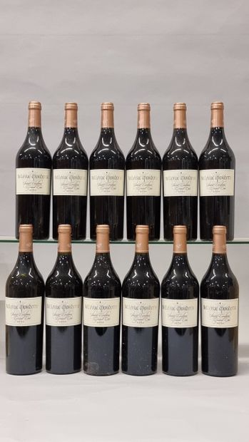 12 B CHATEAU BELLEVUE-MONDOTTE 2008 Saint-Emilion...