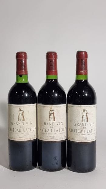 3 B CHATEAU LATOUR 1983 GCC1 Pauillac (1...