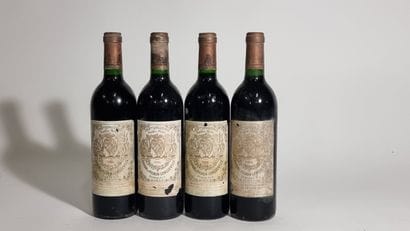 4 B CHATEAU PICHON LONGUEVILLE BARON 1986...