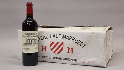 12 B CHATEAU HAUT-MARBUZET (Damaged original...