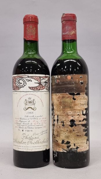 1 B CHATEAU MOUTON ROTHSCHILD 1966 GCC1 Pauillac...