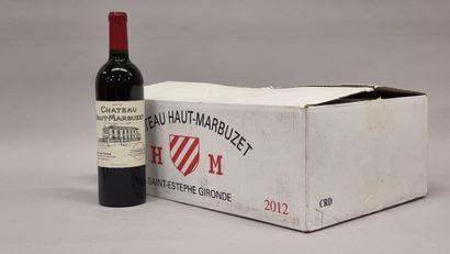 12 B CHATEAU HAUT-MARBUZET (Original box...