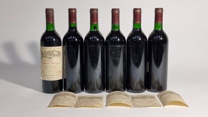 6 B CHATEAU CALON-SEGUR 1991 GCC3 Saint-Estèphe...