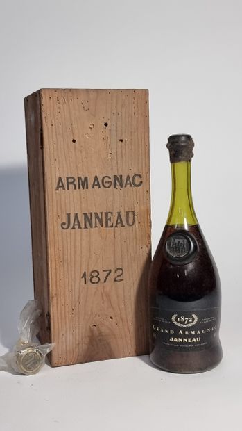 1 B GRAND ARMAGNAC (original wooden case...