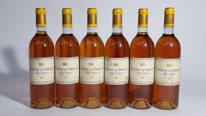6 B CHATEAU DE FARGUES 1990 Sauternes (B.G...