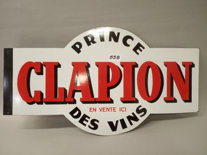 CLAPION Prince des vins - En vente ici.
Plaque...