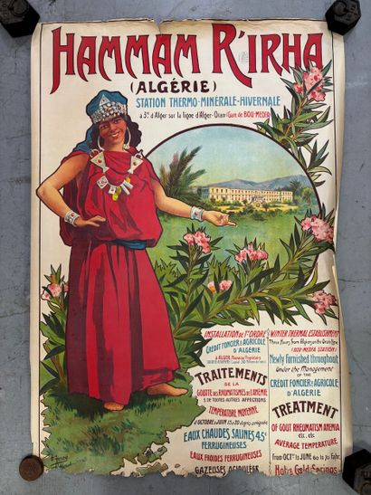 STATION THERMO-MINERALE 
Affiche publicitaire...