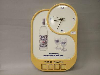 BERGER BLANC
Quartz clock (Germany) with...