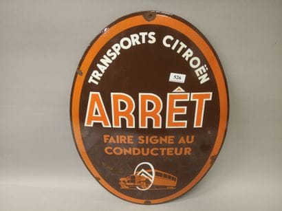 TRANSPORTS CITROEN - ARRET - Faire signe...