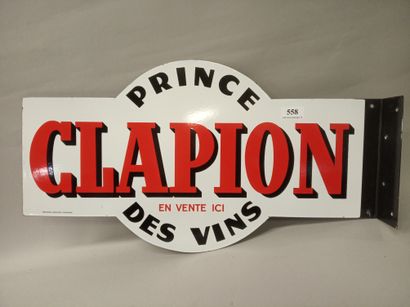 CLAPION Prince des vins - En vente ici.
Plaque...
