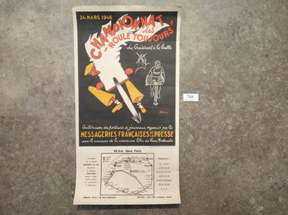 ROUMY Edouard (1894 - 1975). Affichiste.
CHAMPIONNAT...