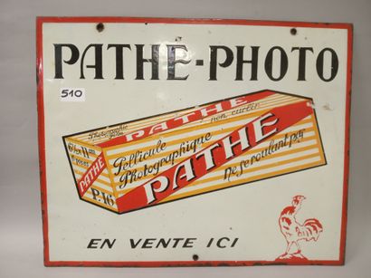 PATHE PHOTO En vente ici - Plaque émaillée...