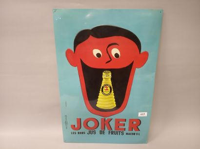 JOKER les bons JUS DE FRUITS Mâcon S et L.
Stamped...