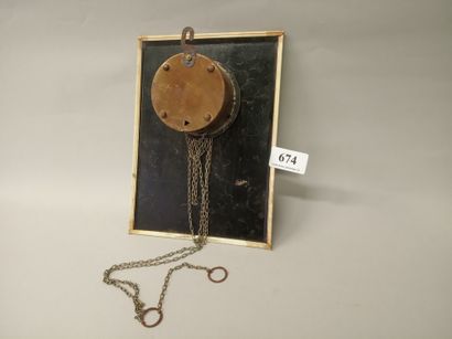 DUBONNET - Mechanical coffee bar clock. Circa...