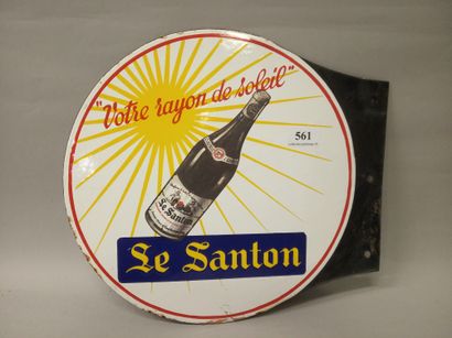 LE SANTON votre rayon de soleil.
Plaque émaillée...