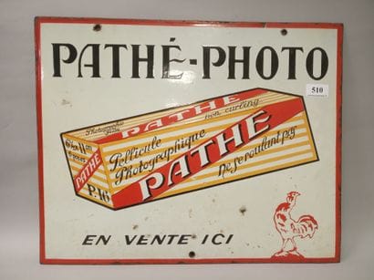 PATHE PHOTO En vente ici - Plaque émaillée...