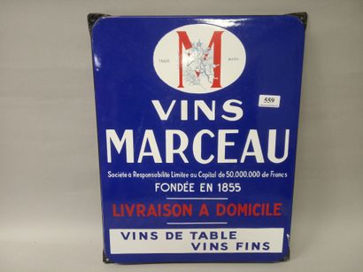 VINS MARCEAU - Vins de table, vin fins -...