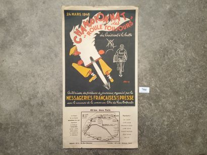 ROUMY Edouard (1894 - 1975). Affichiste.
CHAMPIONNAT...