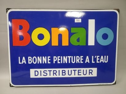 BONALO La bonne peinture à l'eau - Distributeur.
Plaque...